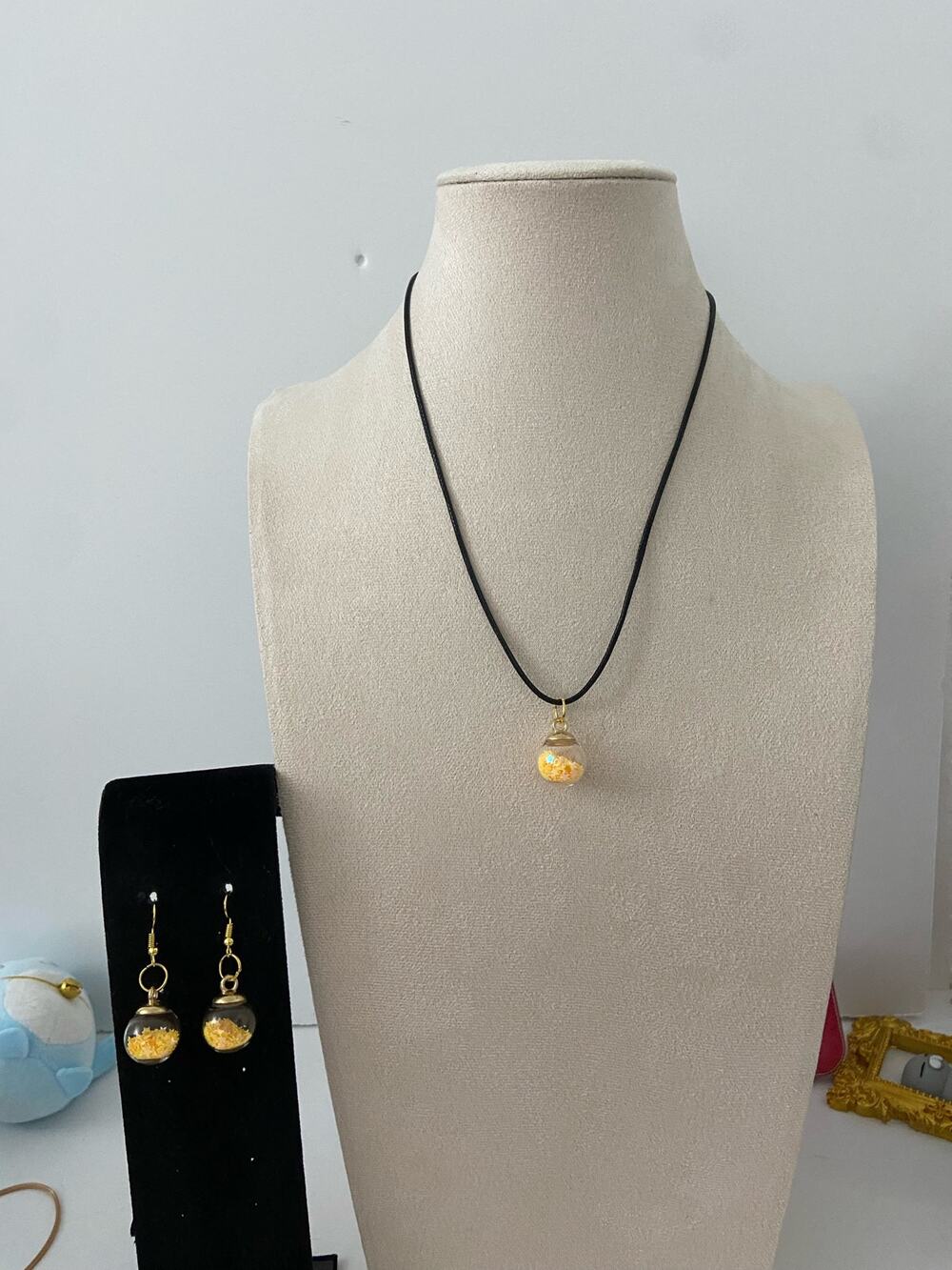 star necklace and earring set